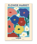 Moderne Flower Market Canvas Posters