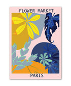 Moderne Flower Market Canvas Posters
