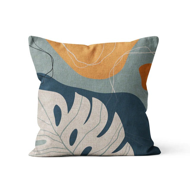 Kussenhoezen met Monstera Bladeren Print