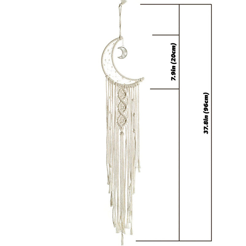 Macramé Dromenvanger met Maan