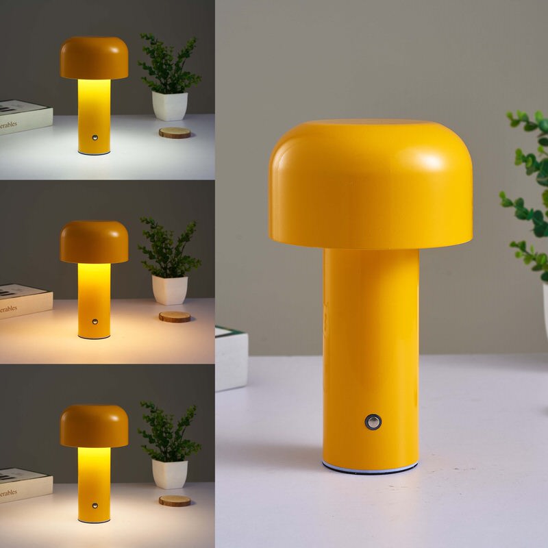 Retro Jaren 80 Paddenstoel Tafellamp