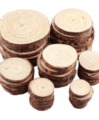 Onderzetters van Natuurlijke Houten Schijven