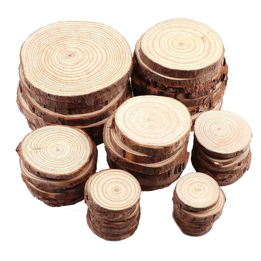 Onderzetters van Natuurlijke Houten Schijven