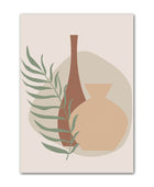 Groene Vormen Canvas Posters