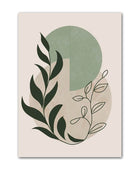 Groene Vormen Canvas Posters