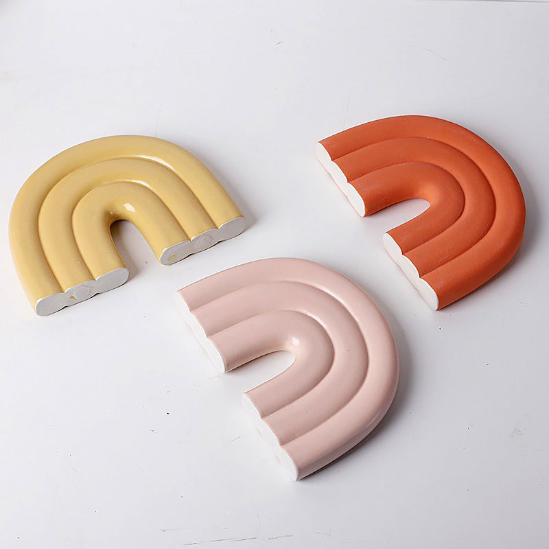 Pastel U-vormige Keramische Vaas