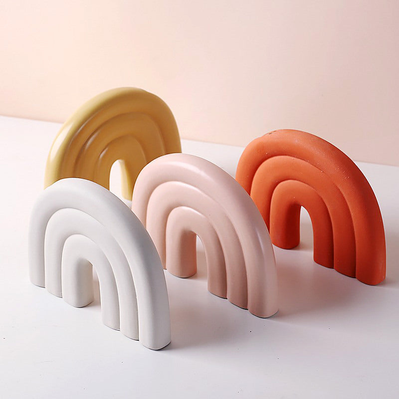 Pastel U-vormige Keramische Vaas