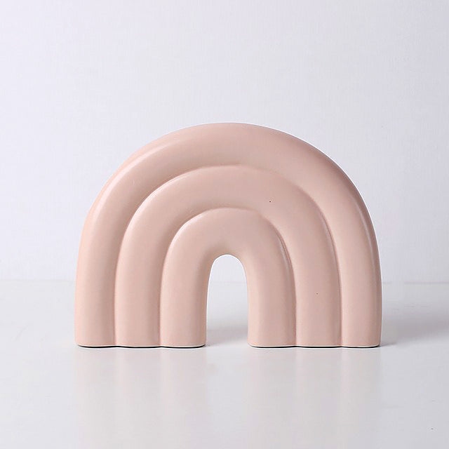 Pastel U-vormige Keramische Vaas