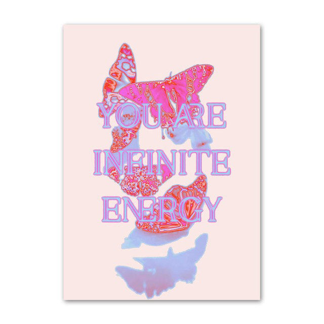 Gradient & Quotes Canvas Posters