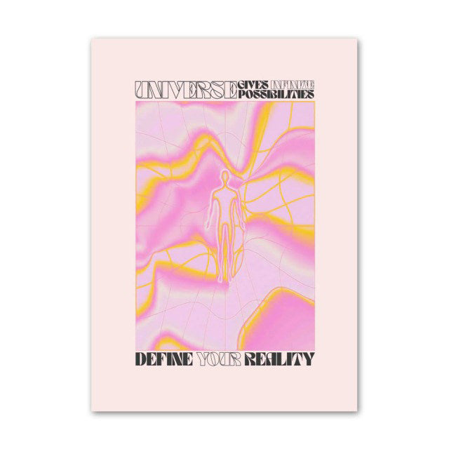 Gradient & Quotes Canvas Posters