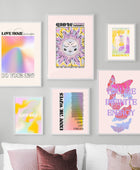 Gradient & Quotes Canvas Posters