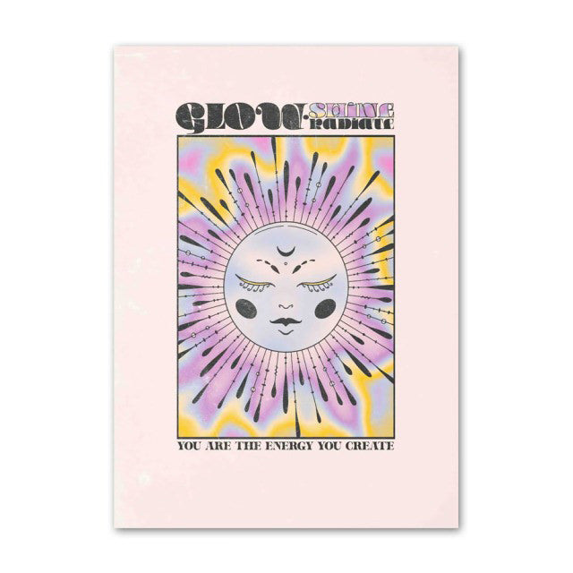 Gradient & Quotes Canvas Posters