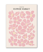 Pastel Flower Market Canvas Posters