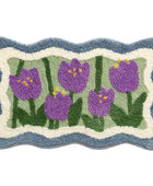 Fluffy Purple Tulips Accent Tapijt