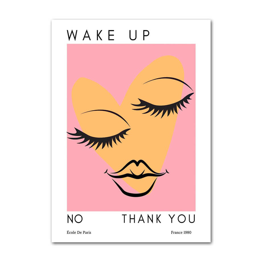 Pastel Roze Kunst Canvas Posters