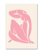 Pastel Roze Kunst Canvas Posters