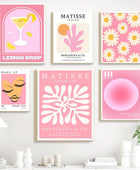 Pastel Roze Kunst Canvas Posters
