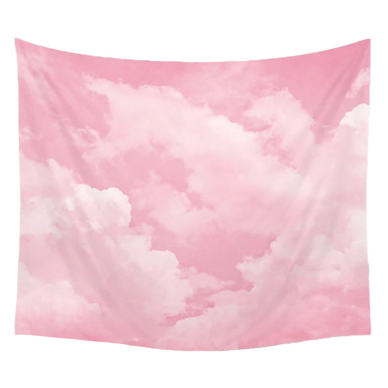 Pastelkleurig Wolken Wandtapijt