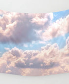 Pastelkleurig Wolken Wandtapijt