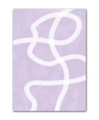 Paarse Minimalistische Canvas Posters