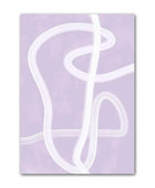 Paarse Minimalistische Canvas Posters
