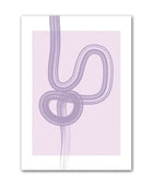 Paarse Minimalistische Canvas Posters