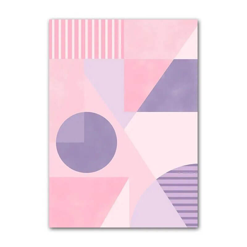 Paarse Minimalistische Canvas Posters