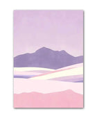 Paarse Minimalistische Canvas Posters