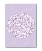 Paarse Minimalistische Canvas Posters
