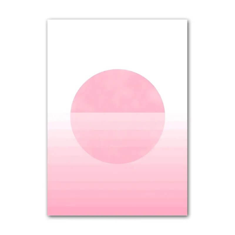 Paarse Minimalistische Canvas Posters