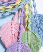 Pastelkleurige Regenboog Macramé