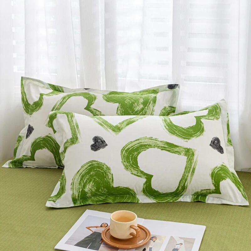 Groene Hartjes Beddengoedset
