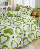 Groene Hartjes Beddengoedset