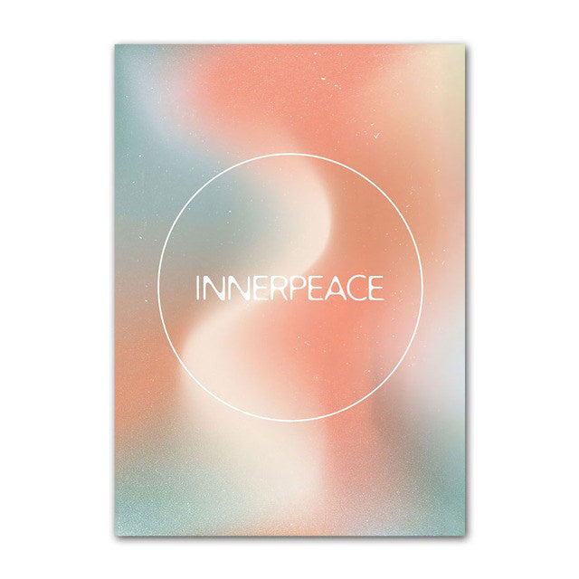 Pastel Beige Gradients Canvas Posters