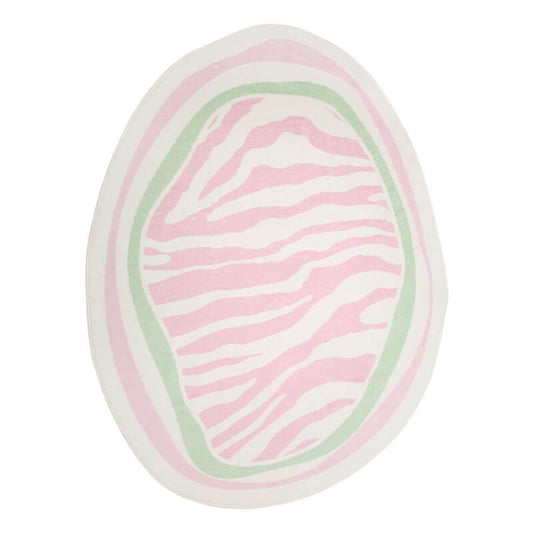 Roze Zebra Accent Tapijt