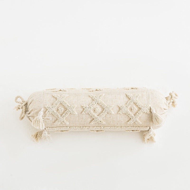 Beige Boho Kussenhoes