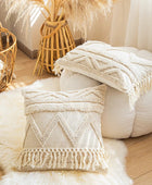 Beige Boho Kussenhoes