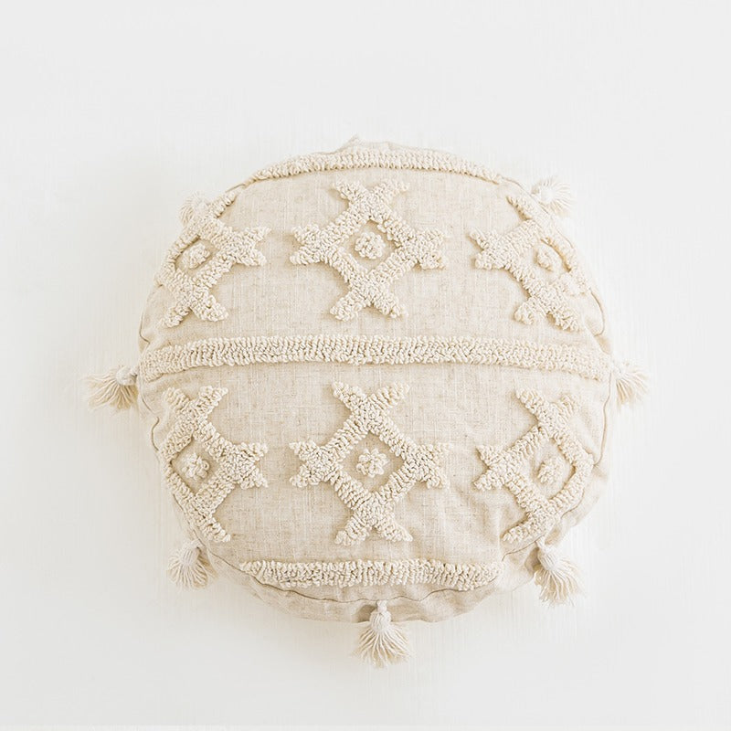 Beige Boho Kussenhoes