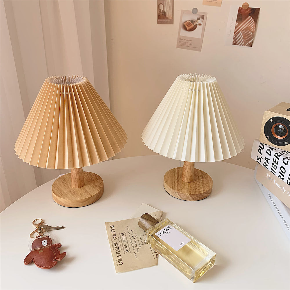 Geplooide Tafel Lamp