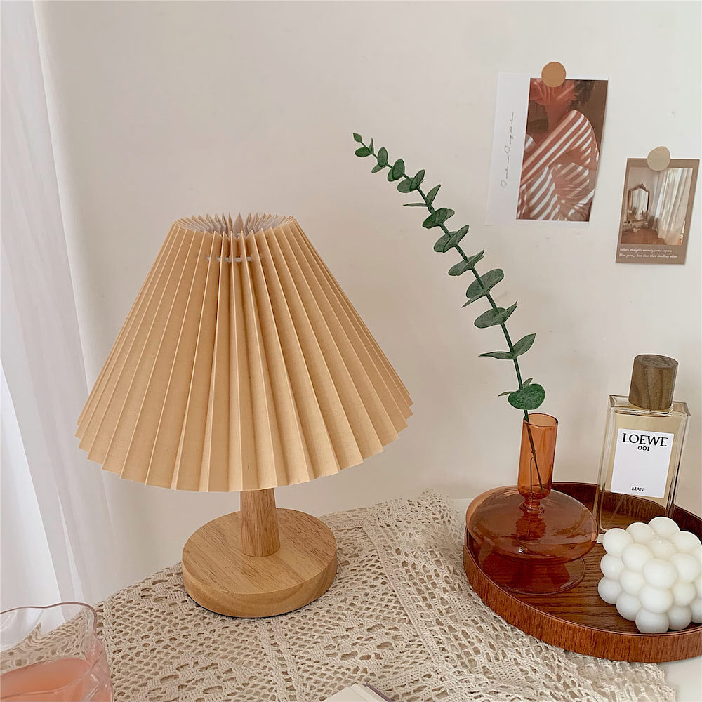 Geplooide Tafel Lamp