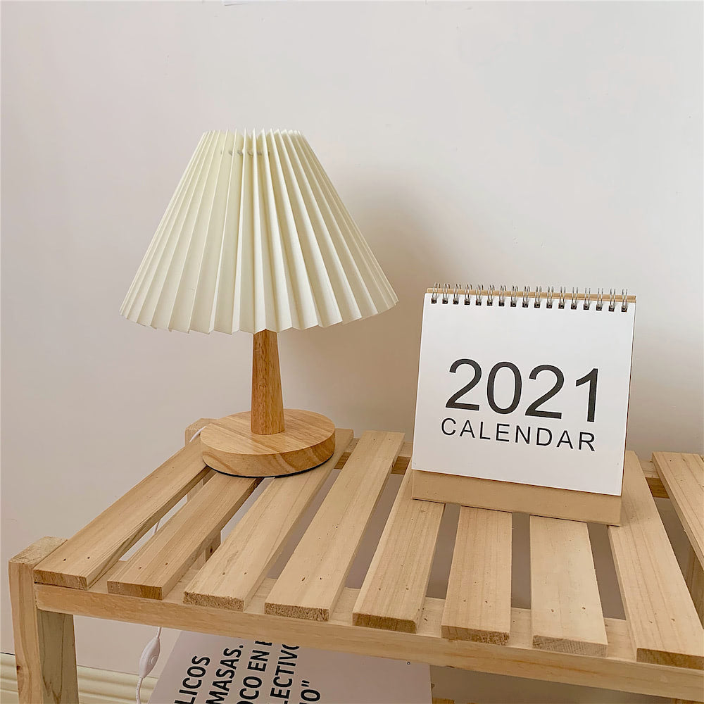 Geplooide Tafel Lamp