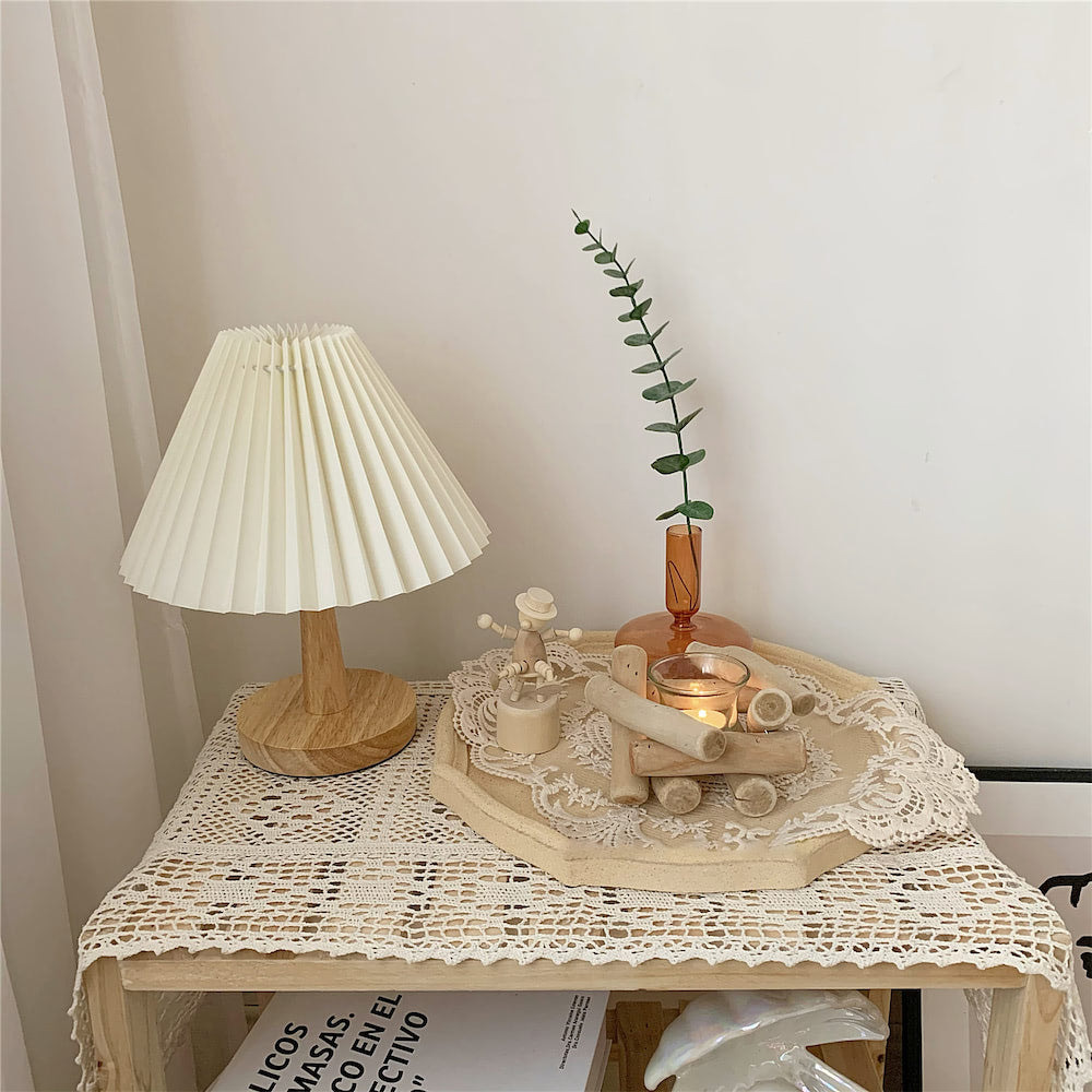 Geplooide Tafel Lamp