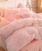 Zachte Fluffy Pluche Beddengoedset