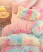 Zachte Fluffy Pluche Beddengoedset