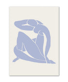 Pastel Paarse Kunst Canvas Posters