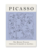 Pastel Paarse Kunst Canvas Posters