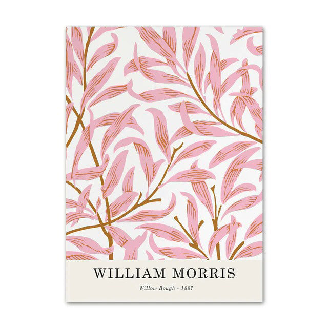 Pastel Paarse Kunst Canvas Posters