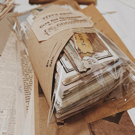 Vintage Decoratieve Stickers (200 Stuks)