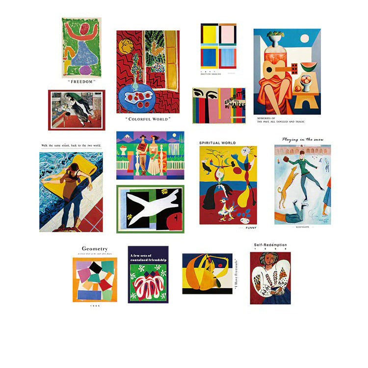 Art Hoe Wandcollage Posterkaarten