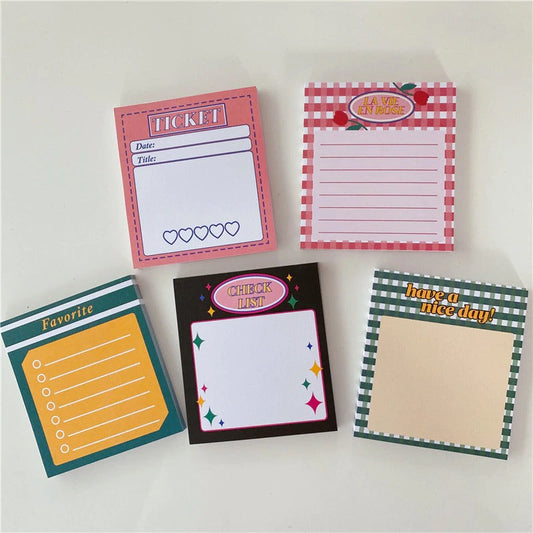 Schattige Memoblaadjes